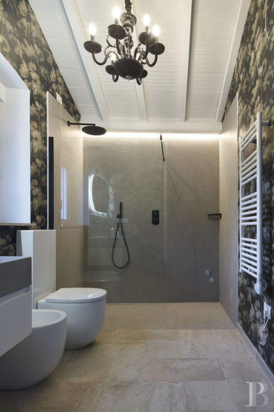 En Toscane, au nord de Vinci et non loin de Florence, une ancienne ferme du 19e siècle au milieu des oliviers - photo  n°21